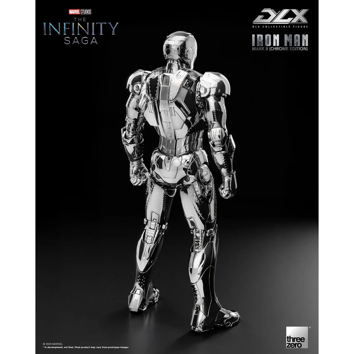 Threezero Infinity Saga Iron Man Mark 2 Chrome Edition DLX Action Figure