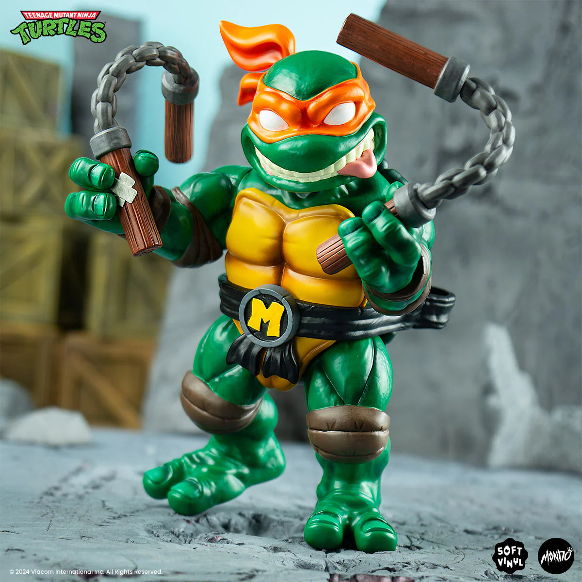 MONDO TMNT Michelangelo 8" Vinyl Action Figure