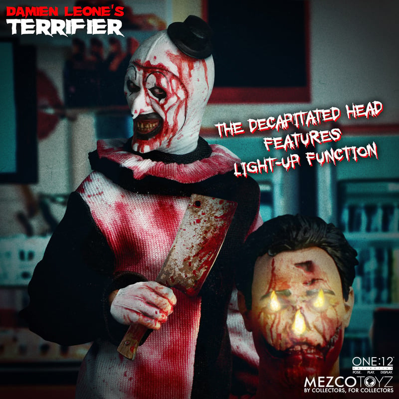 Mezco Terrifier Art The Clown One:12 Collective Deluxe Action Figure