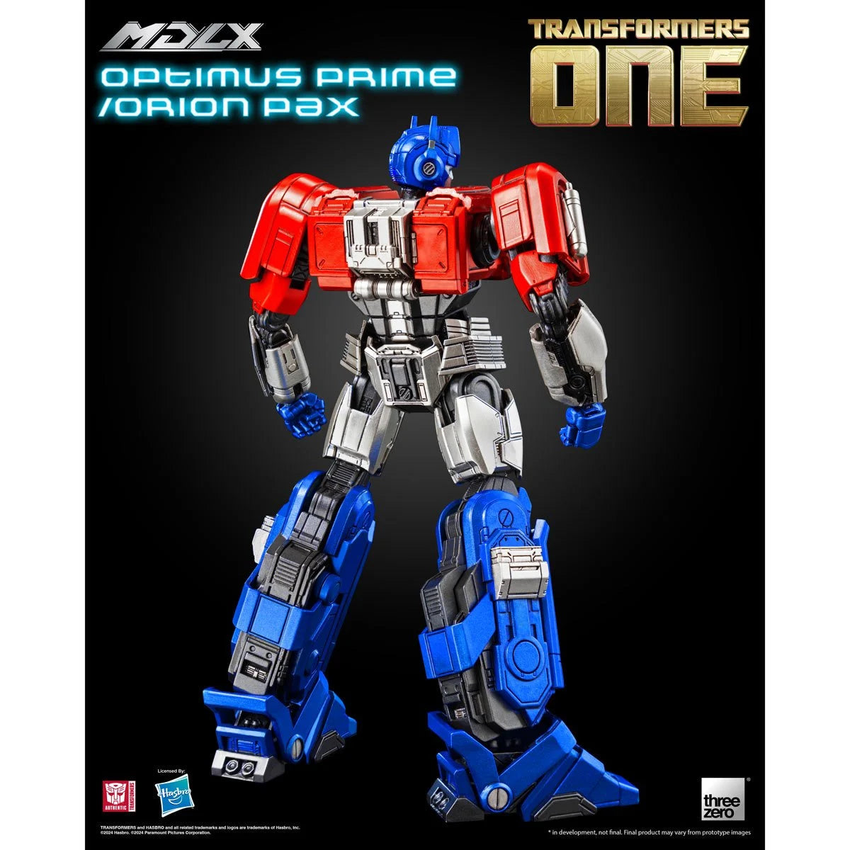 ThreeZero Transformers One Optimus Prime Orion Pax MDLX Action Figure