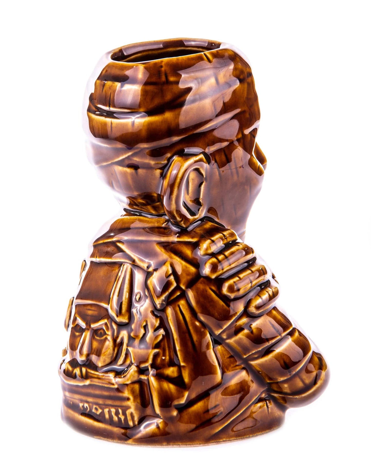 MONDO The Mummy Hand-Made Tiki Mug Brown Variant