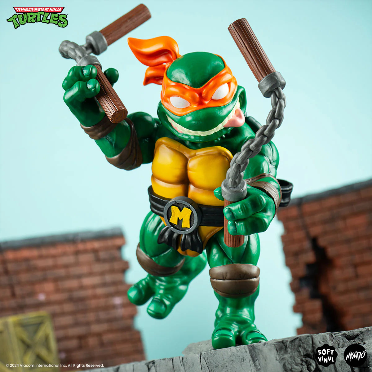 MONDO TMNT Michelangelo 8" Vinyl Action Figure
