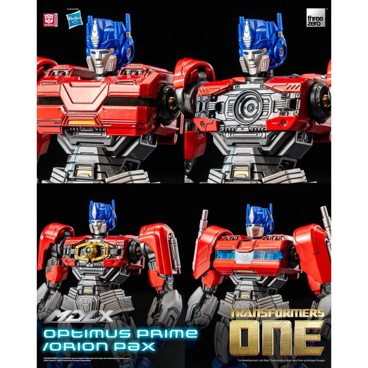 ThreeZero Transformers One Optimus Prime Orion Pax MDLX Action Figure