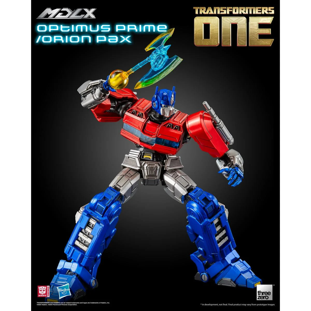 ThreeZero Transformers One Optimus Prime Orion Pax MDLX Action Figure