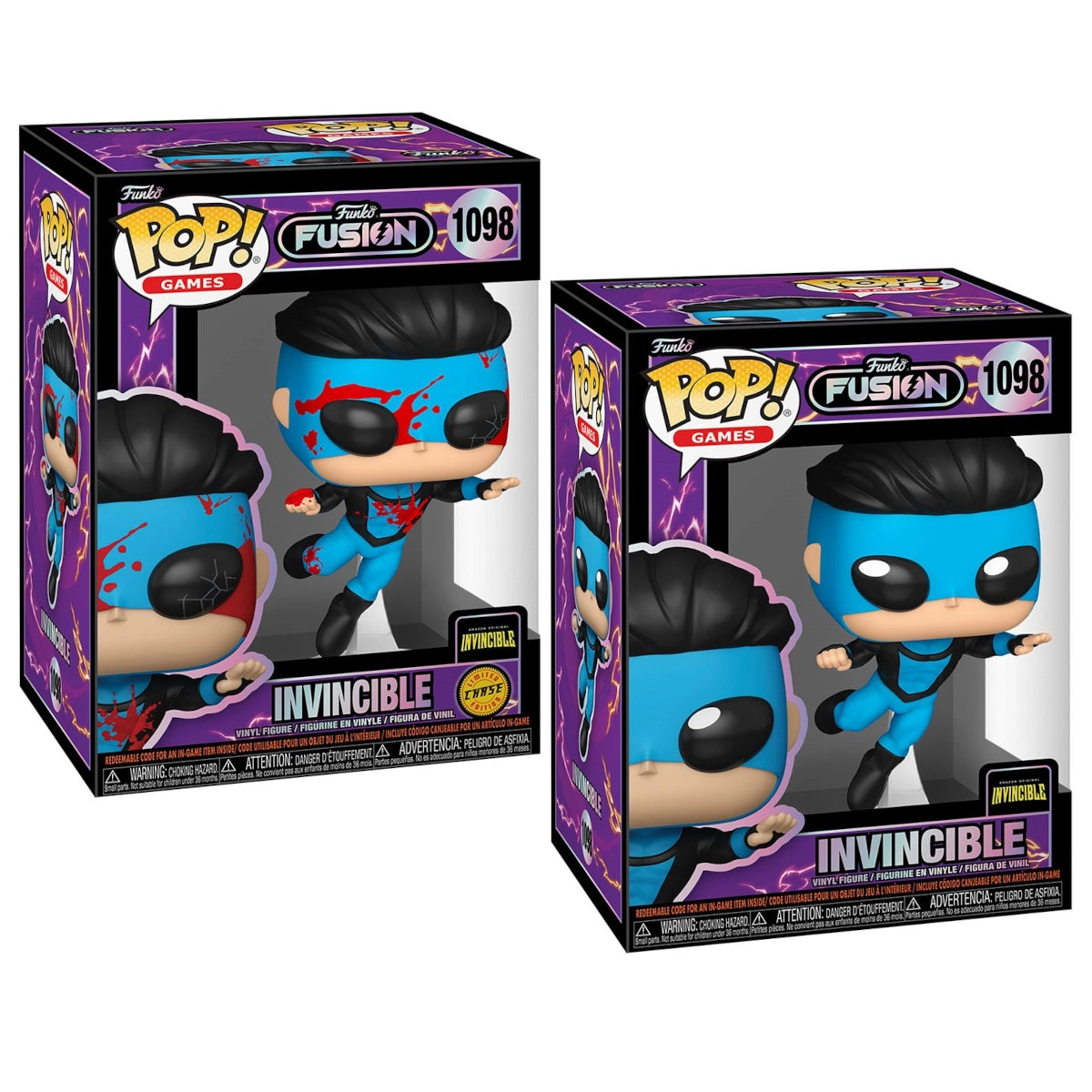 Funko POP! Invincible Bloody Invincible Chase & Common Bundle #1098