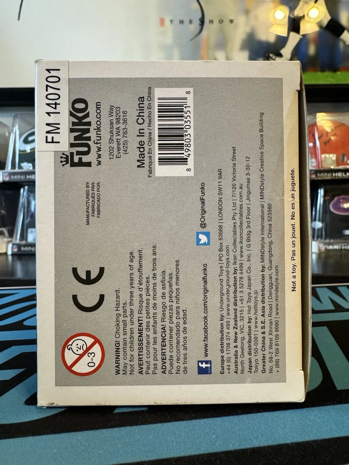 Funko POP! Judge Doom #105 Signed by Christopher Lloyd JSA Cert