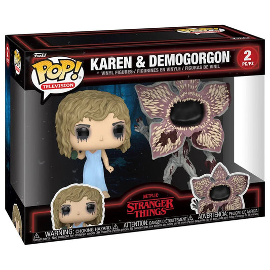 Funko POP! Stranger Things Karen & Demogorgon 2-Pack