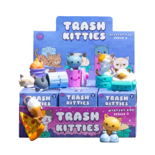 100% SOFT Trash Kitties Series 2 Blind Box
