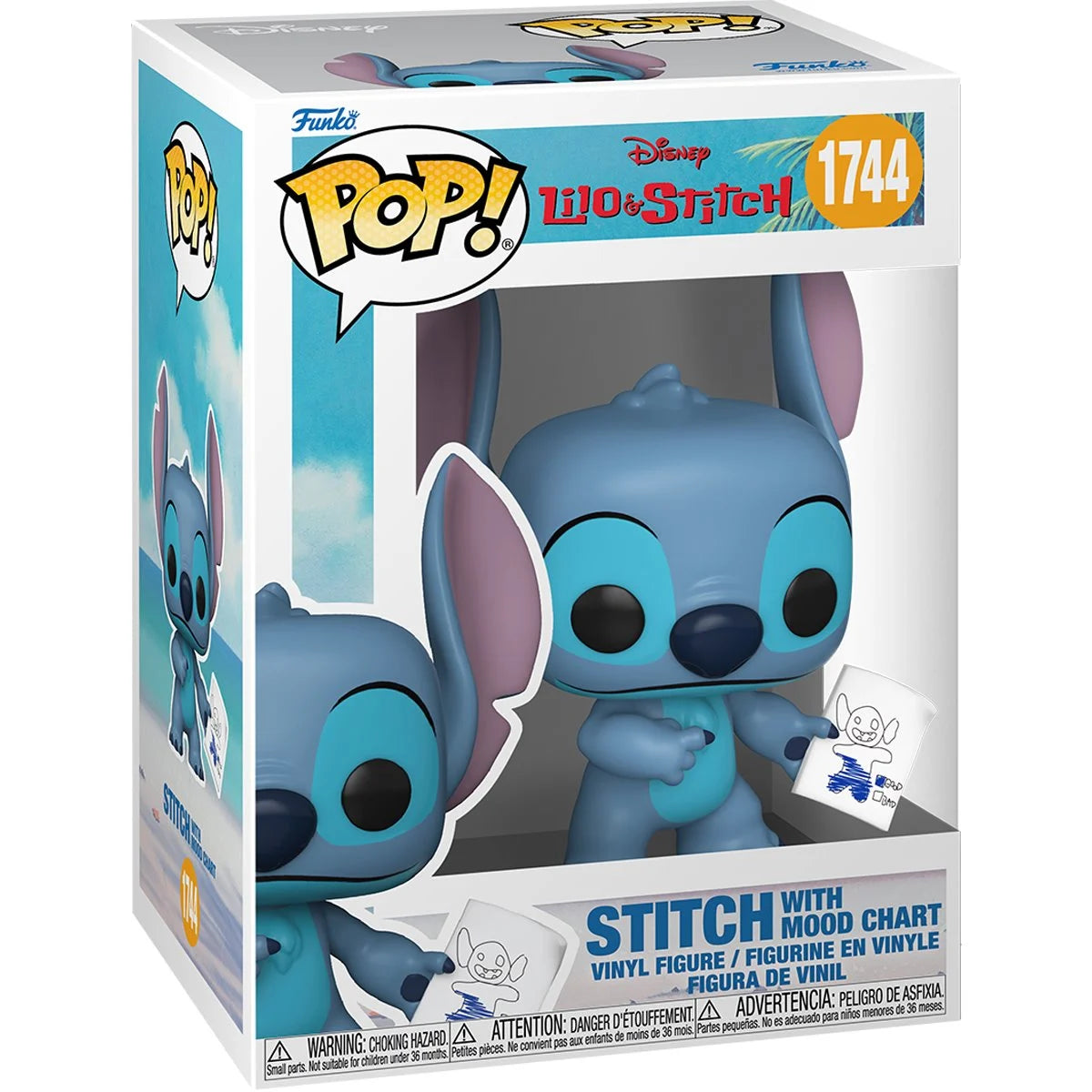 Funko POP! Disney Lilo & Stitch with Mood Chart #1744