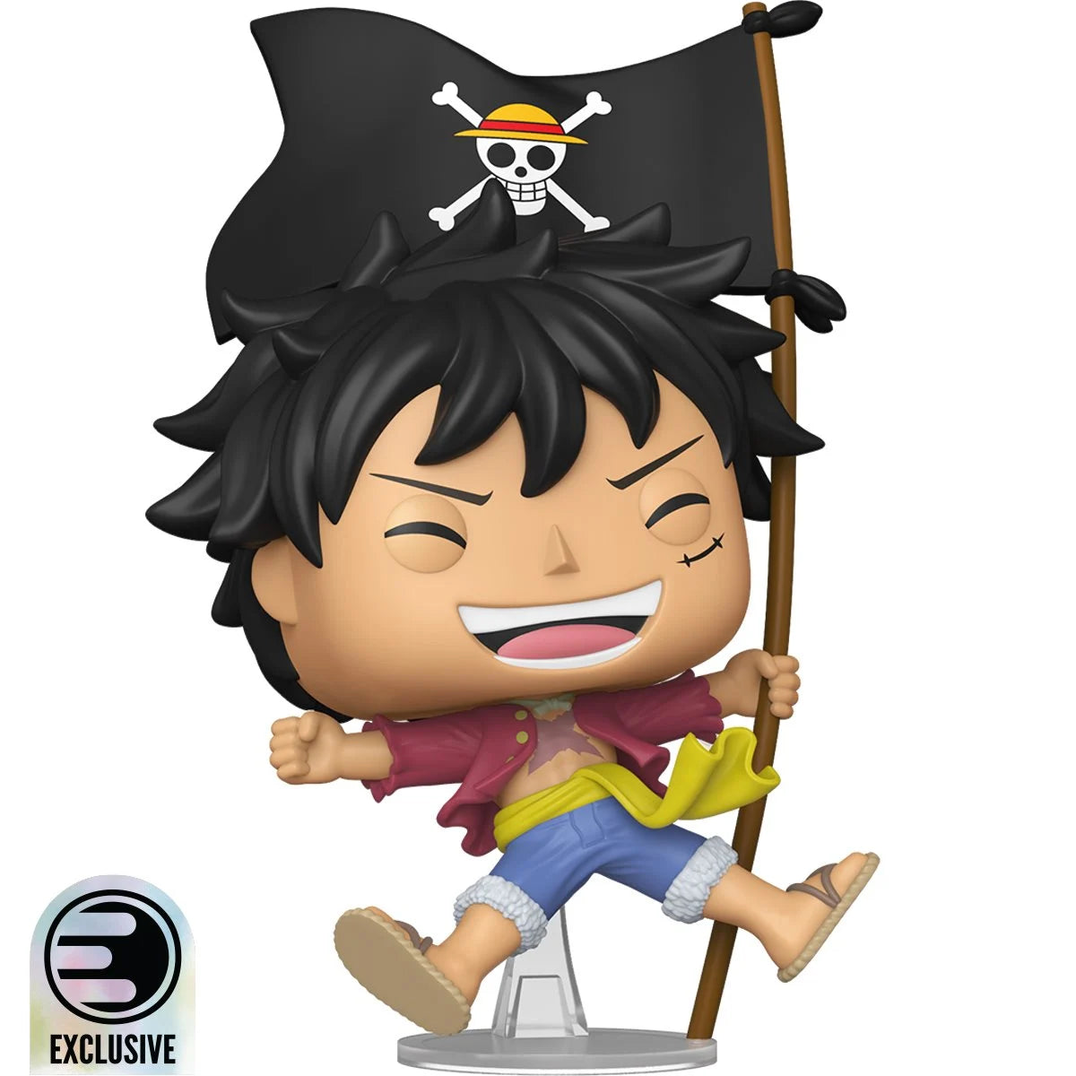 Funko POP! Monkey D. Luffy with Flag One Piece EE Exclusive #2214