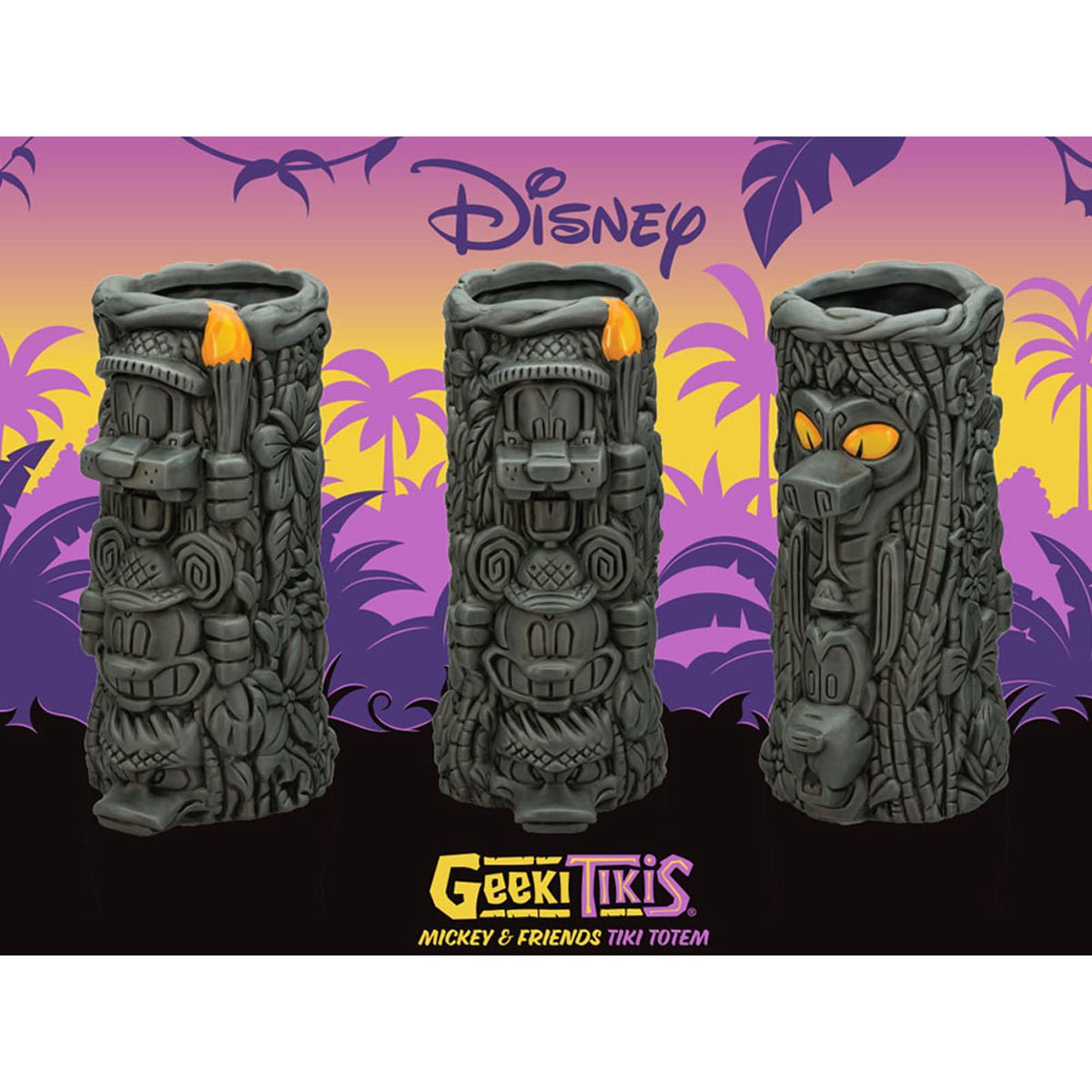 Geeki Tikis Disney Mickey & Friends Tiki Totem Mug NYCC LE 600 pcs