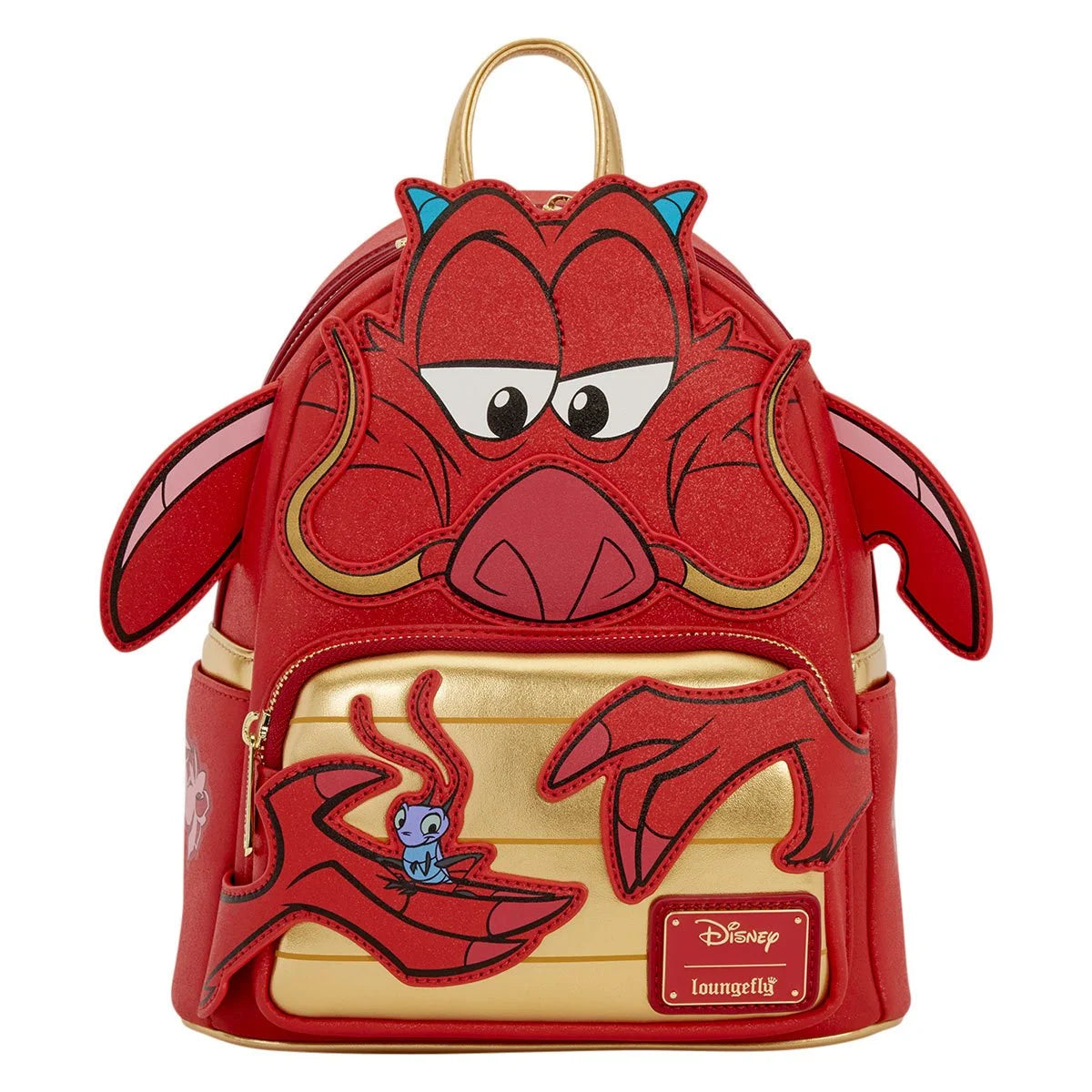 Loungefly Mulan Mushu Glitter Cosplay Mini-Backpack
