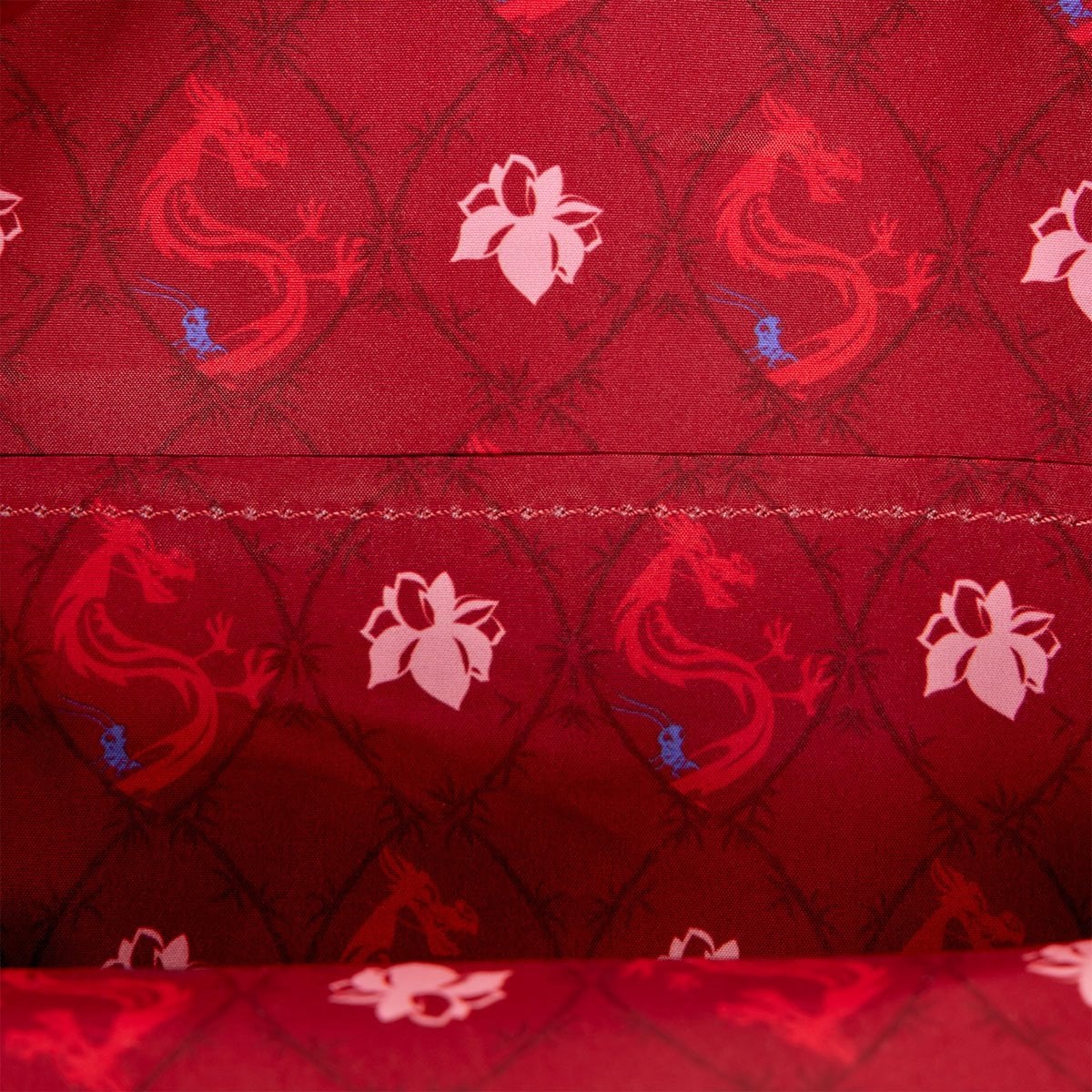 Loungefly Mulan Mushu Glitter Cosplay Mini-Backpack