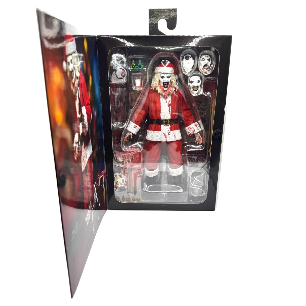 NECA Terrifier 3 Art the Clown Ultimate Bloody Santa Suit Action Figure