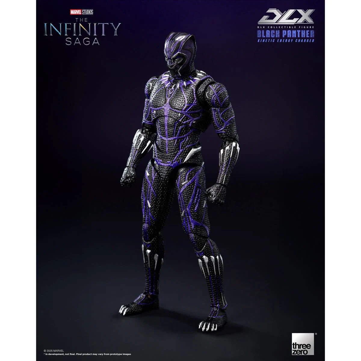 Threezero Infinity Black Panther Kinetic Energy Charged DLX Action Figure