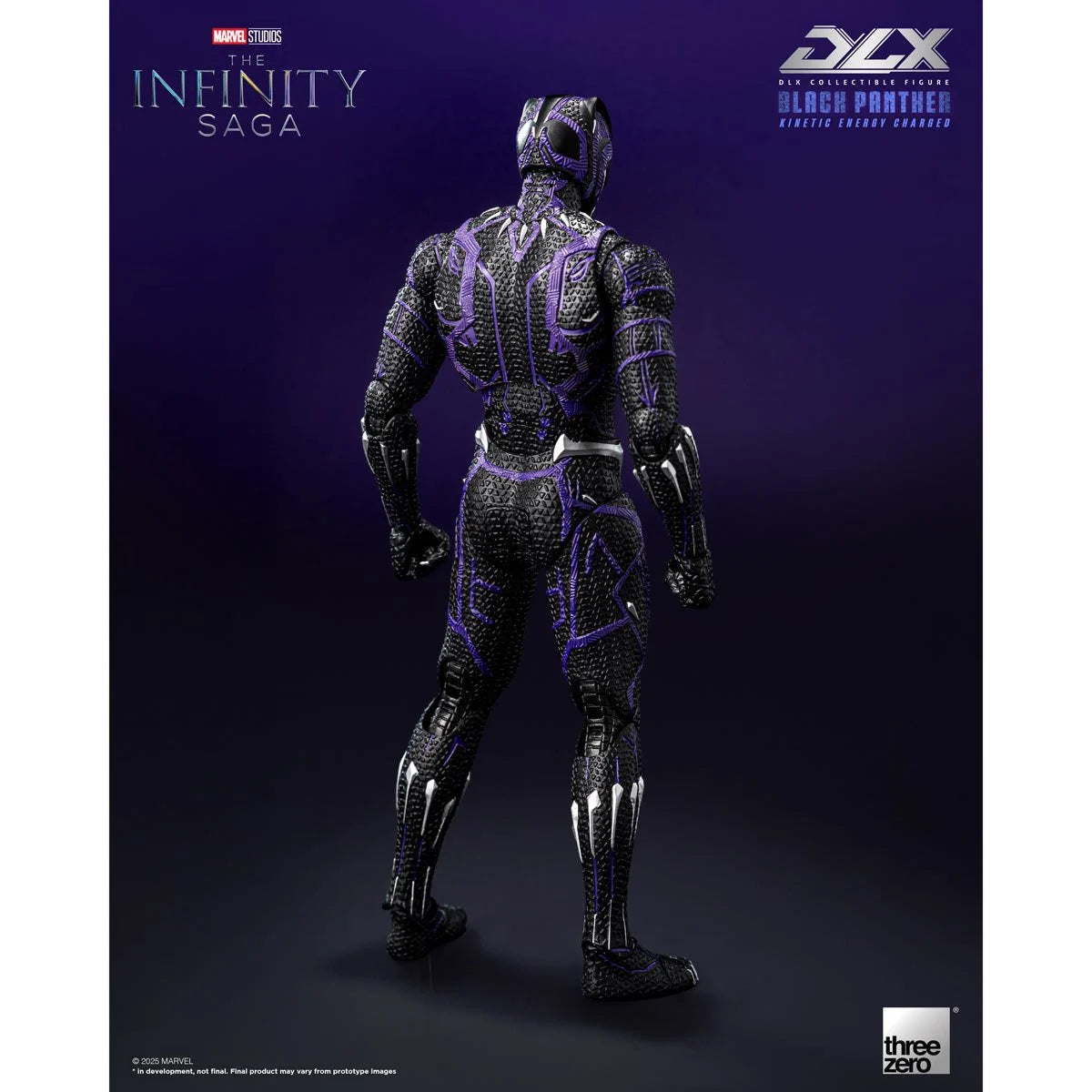 Threezero Infinity Black Panther Kinetic Energy Charged DLX Action Figure