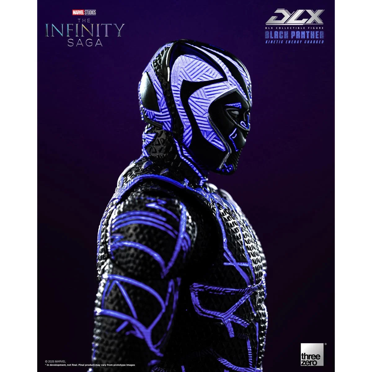 Threezero Infinity Black Panther Kinetic Energy Charged DLX Action Figure