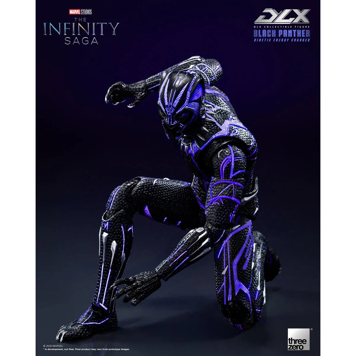 Threezero Infinity Black Panther Kinetic Energy Charged DLX Action Figure