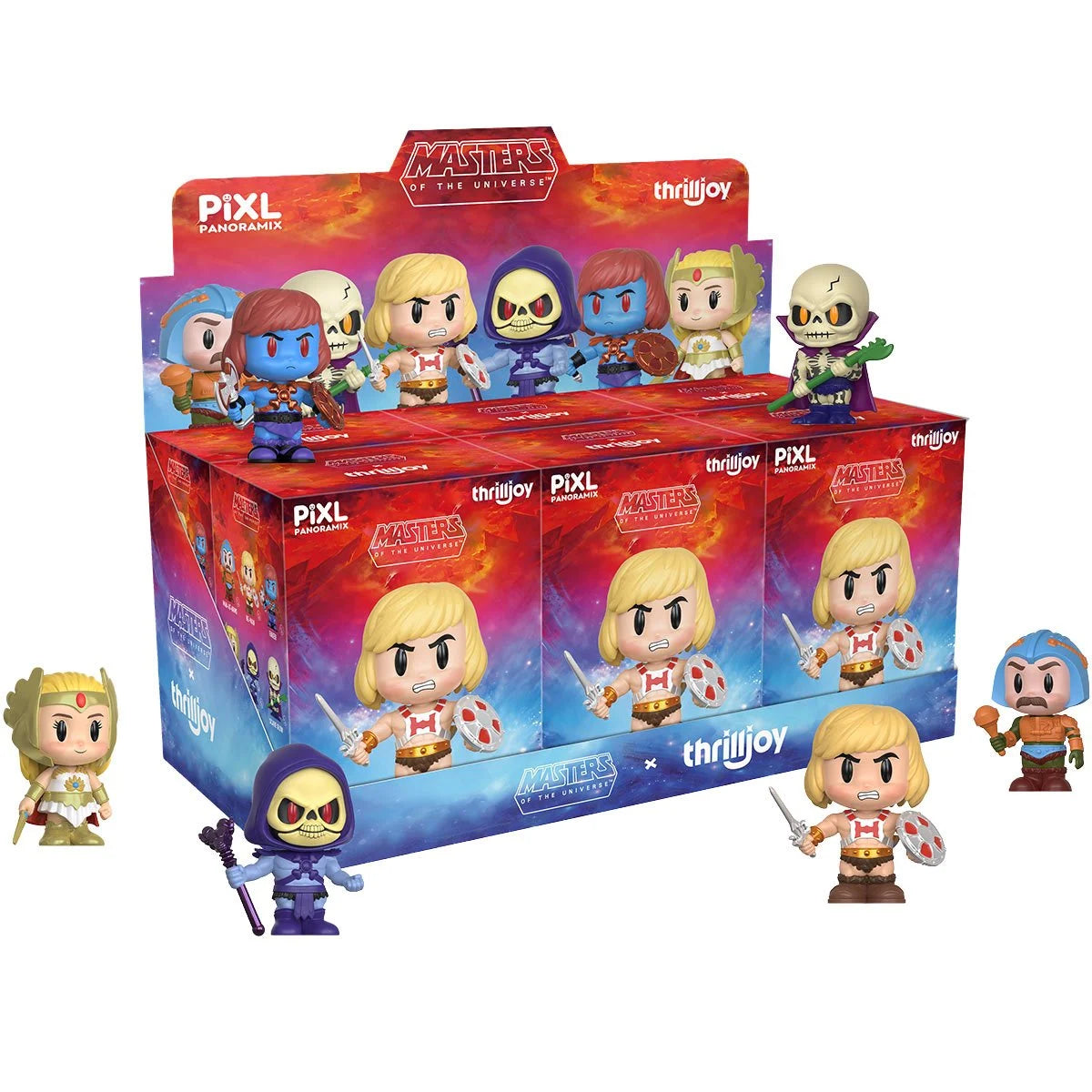 Thrilljoy Masters of the Universe MOTU PIXL Mini Figures Blind Box