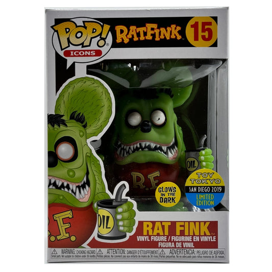Funko POP! Rat-Fink GLOW Toy Tokyo SDCC Exclusive #15