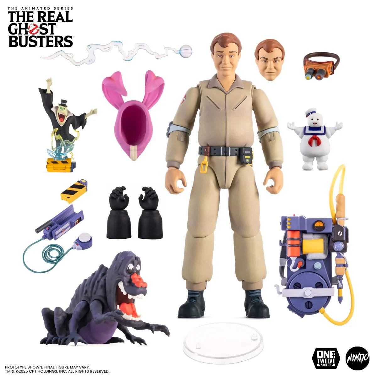 MONDO The Real Ghostbusters Ray Stantz 1:12 Action Figure