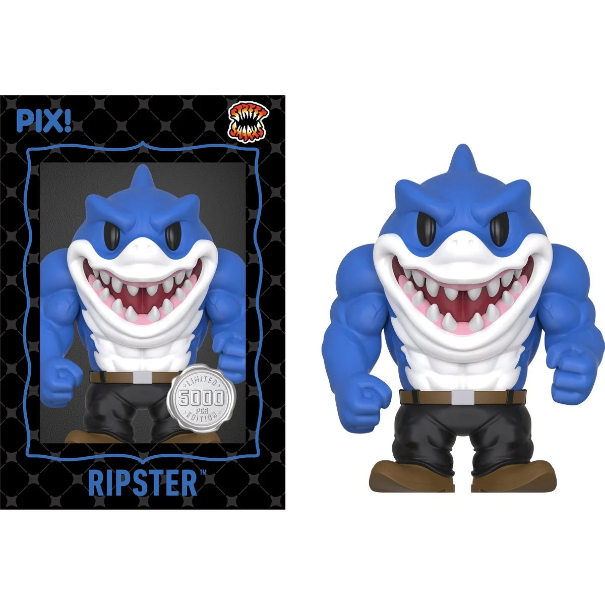 Thrilljoy PIX! Street Sharks Ripster Vinyl Figure
