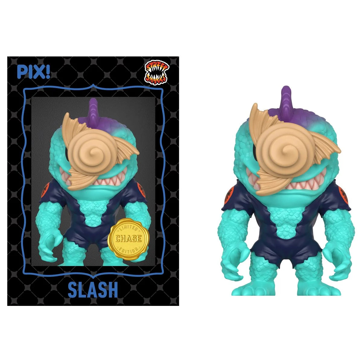 Thrilljoy PIX! Street Sharks Ripster Vinyl Figure
