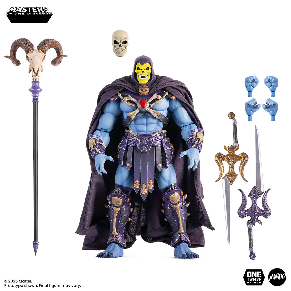 MONDO MOTU200X Masters of the Universe Skeletor 1/12 Action Figure