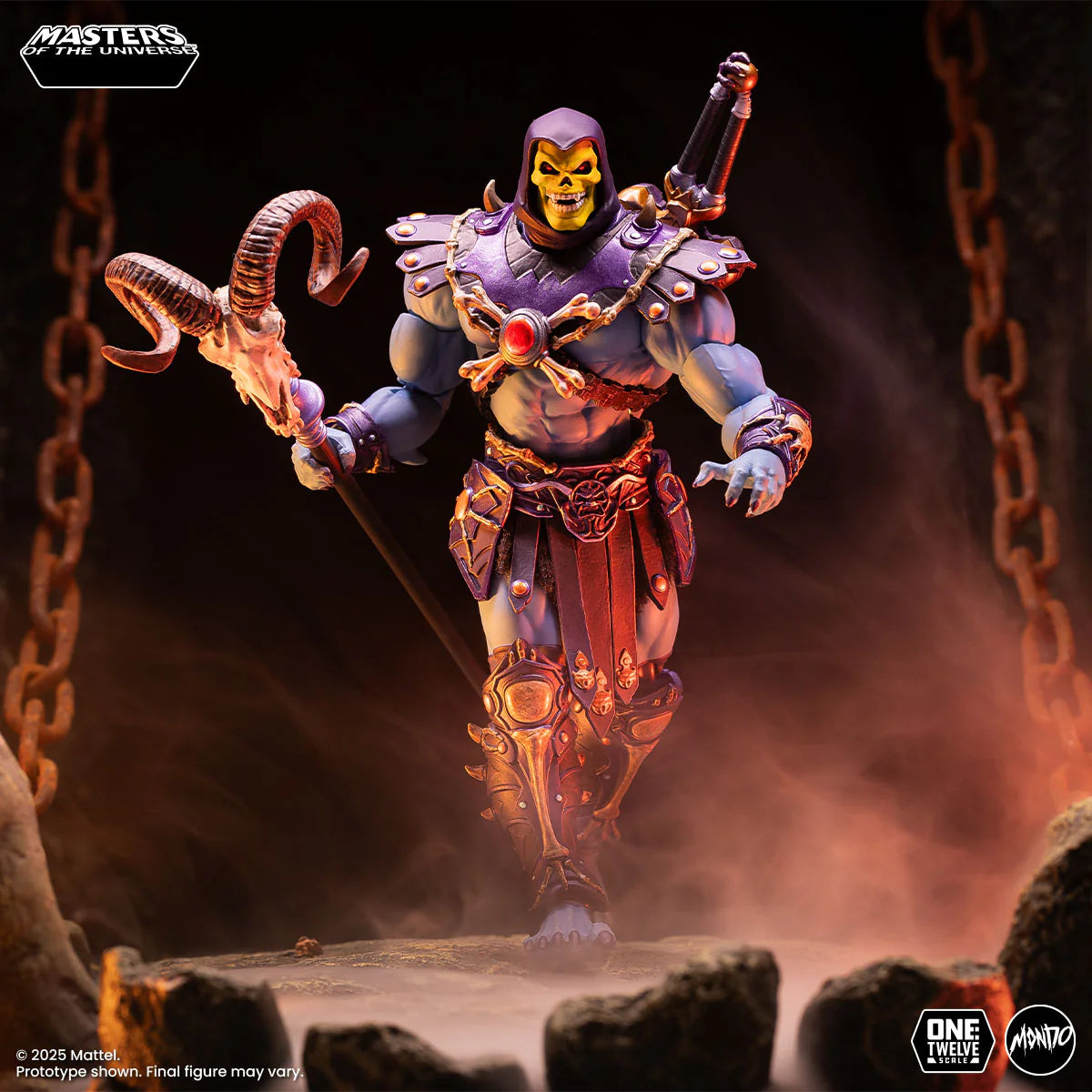 MONDO MOTU200X Masters of the Universe Skeletor 1/12 Action Figure