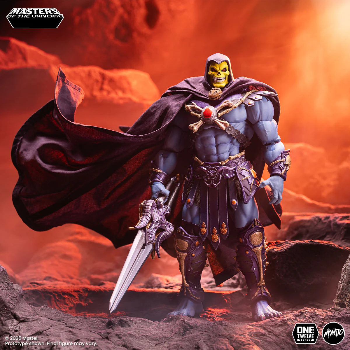 MONDO MOTU200X Masters of the Universe Skeletor 1/12 Action Figure