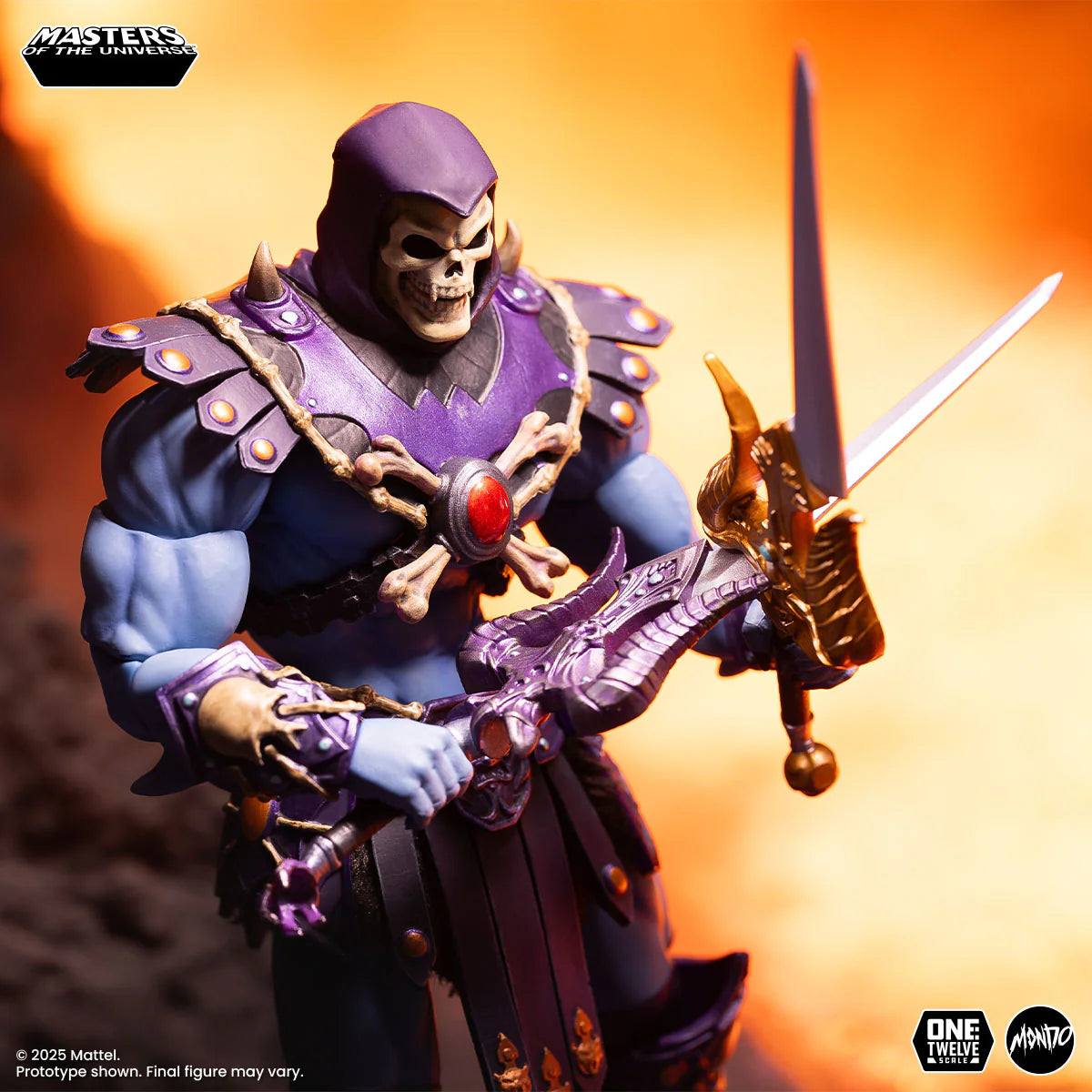 MONDO MOTU200X Masters of the Universe Skeletor 1/12 Action Figure