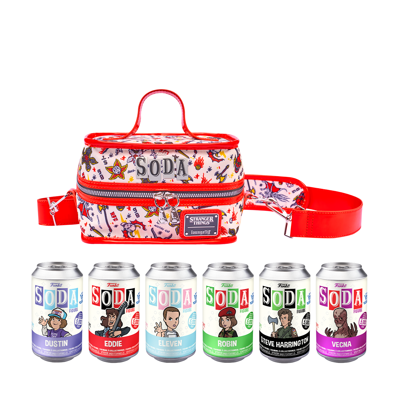 Funko SODA Stranger Things 6-Pack with Loungefly Cooler