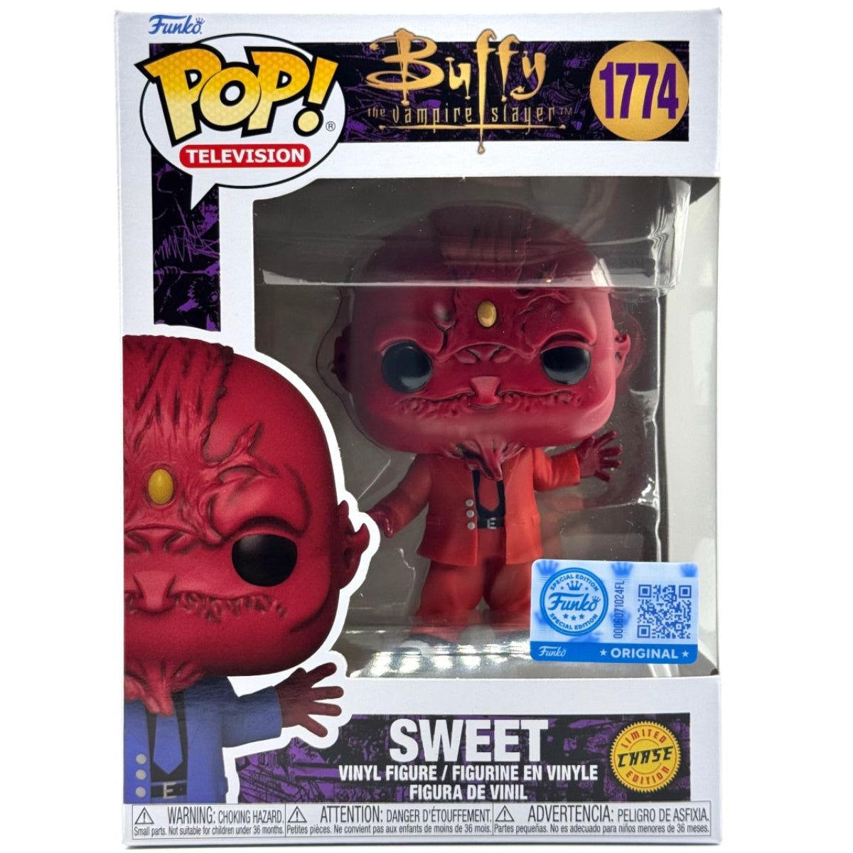 Funko Pop! vinyl figure packaging with 'Buffy the Vampire Slayer' branding