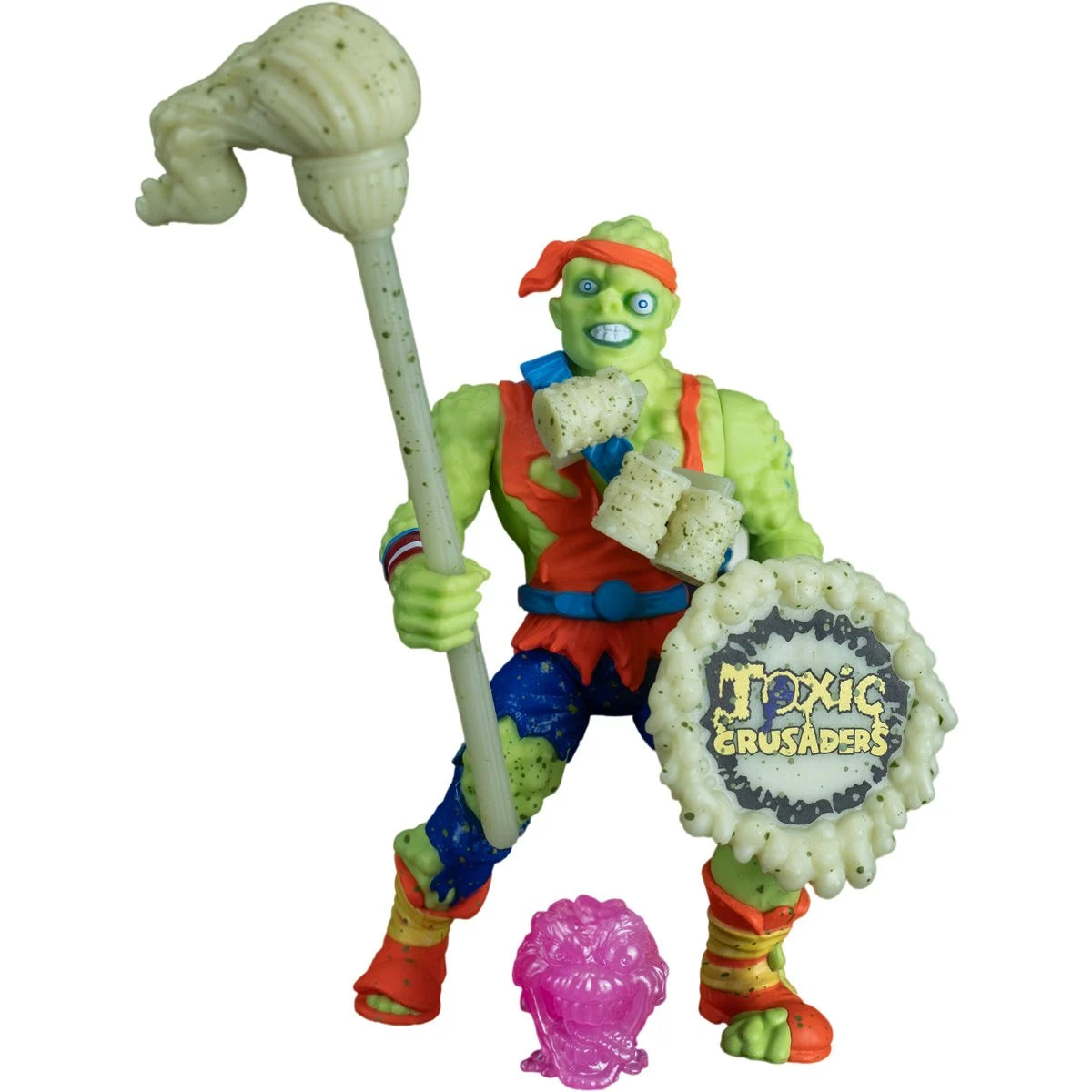Trick or Treat Studios Toxic Crusaders Toxie GLOW  5" Action Figure EE Exclusive