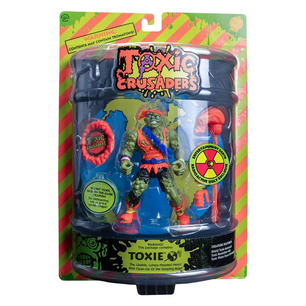 Trick or Treat Studios Toxic Crusaders Toxie GLOW  5" Action Figure EE Exclusive