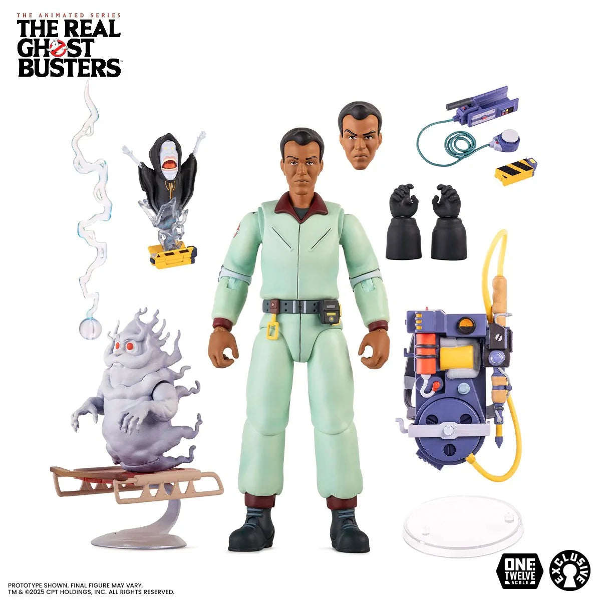 MONDO The Real Ghostbusters Winston Zeddemore 1:12 Action Figure