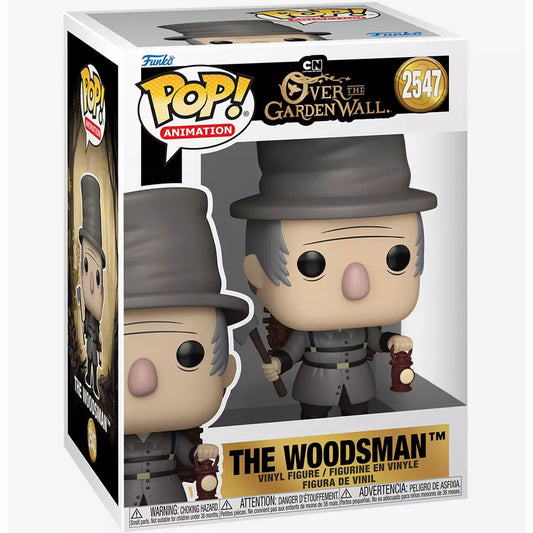 Funko Pop! Animation vinyl figure of The Woodsmen from Over the Garden Wall, number 2347, in its original window box packaging.