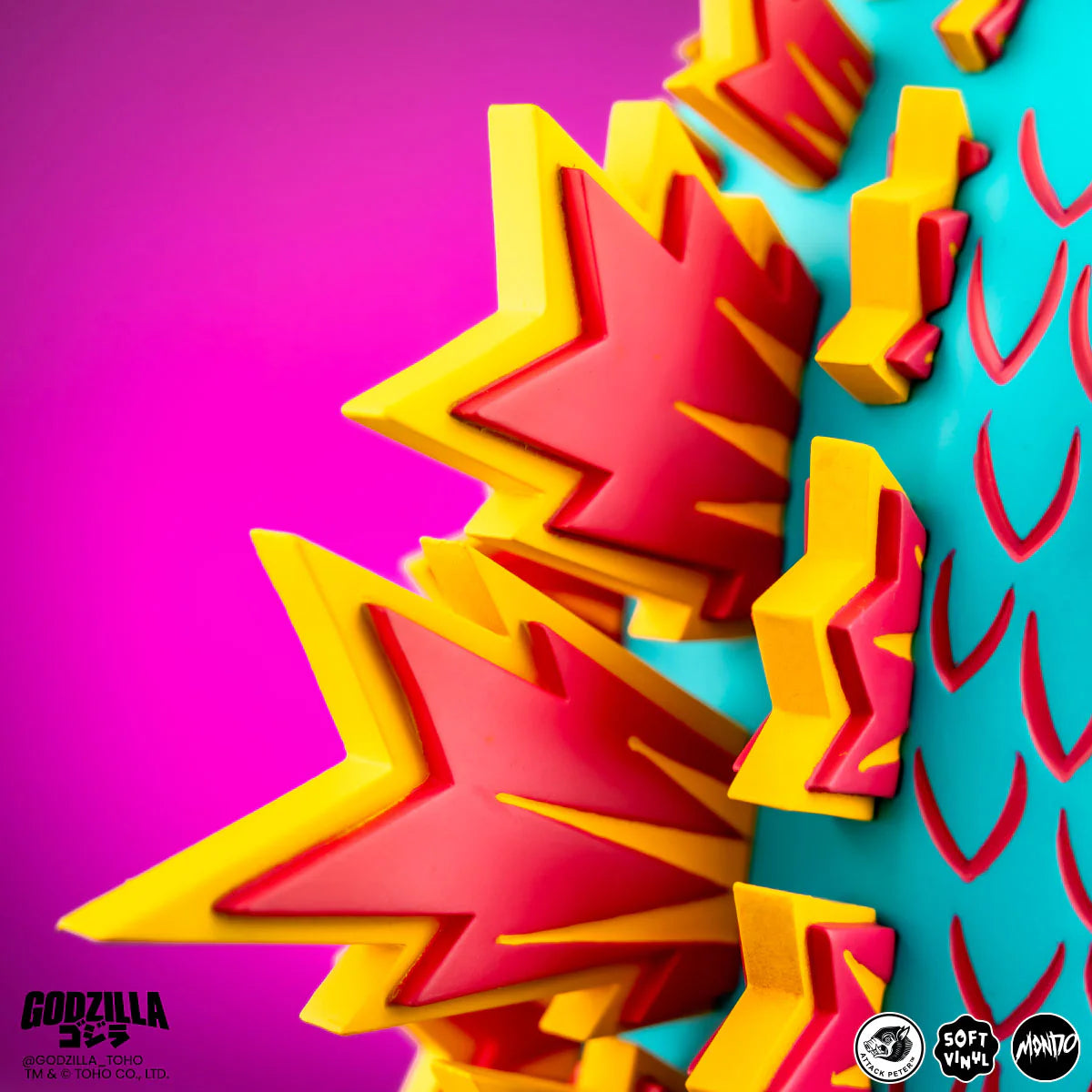 MONDO Godzilla Vice City Rage Variant by Attack Peteroza LE 500 pcs