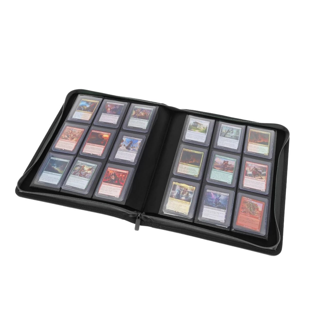 Z-Folio 9-Pocket LX Trading Card Album for Toploaders (Black)
